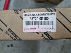 MOTOR ASSY, POWER WINDOW REGULATOR 85720-0K180 857200K180 - Picture 1 of 1