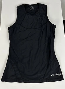 Oakley Tank Top Damen Medium schwarz Kompression Nylon Spandex Base Layer - Bild 1 von 8