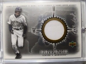 2001 UPPER DECK GLOBAL SWATCH ICHIRO SUZUKI ROOKIE GU JERSEY MARINERS - Picture 1 of 1