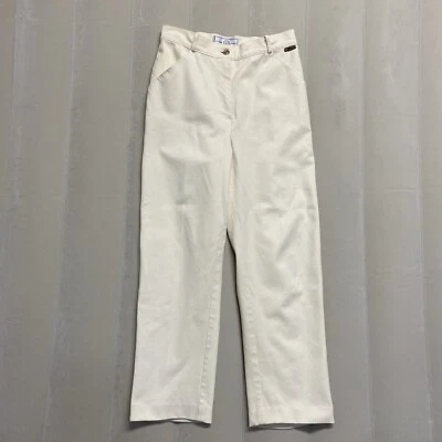 St. John Sport Women’s Pants Marie Gray High Waisted Straight Leg Cream Neutral - Image 1 of 4