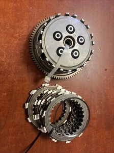 09 10 11 12 Triumph Street Triple 675 R Clutch Basket Inner Outer Plates Lot OEM - Bild 1 von 13