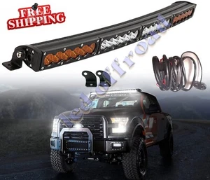 Single Row 26inch 120W Curved LED Light Bar Pickup Cab SUV ATV Truck Boat 27 12V - Bild 1 von 12