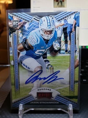 🔥 2020 Chronicles Draft Playoff REDZONE Jason Strowbridge RC Auto - Image 1 of 2