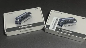 Lot 2 Elecgear M.2 SSD Heatsink EL-80P 2280 SSD Cooler - Picture 1 of 8