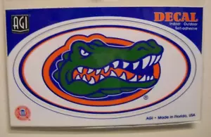 University of Florida Gator Head Logo 5" ovales Auto Aufkleber Innen Außen NEU - Bild 1 von 5