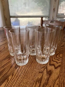 Vintage Crystal Glasses Set Of 5 - Picture 1 of 6