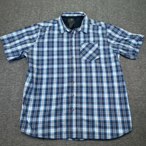 5.11 Tactical Herren Extra Large XL Hemd blau kariert Druckknopf Freizeit Knopfleiste - Bild 1 von 5