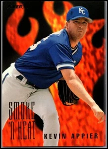 1996 Fleer #1 Kevin Appier - Smoke 'N Heat FREE SHIPPING! - Picture 1 of 2