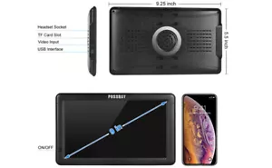 Possbay GPS Navigation for Truck RV Car, 9" Latest 2024 Map, Voice Lane Guidance - Picture 1 of 3