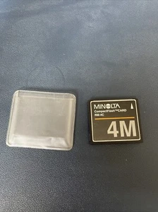Minolta (by  SanDisk) RM-4C CompactFlash CF Memory Card 4MB - Picture 1 of 3