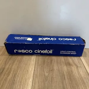 Rosco Black Matte Cinefoil 12"x50' Roll Open Box (please Read) - Picture 1 of 5