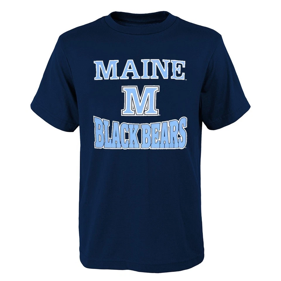 Maine Black Bears NCAA Outerstuff Youth Navy Blue "Clean Turf" T-Shirt - Image 1 of 1