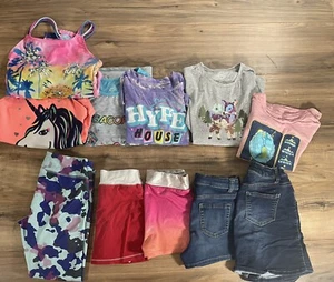 Lot Of 11 Girls Clothes Size L (10/12) Mixed Brands And Styles - Picture 1 of 12