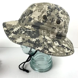 Pit bull Boonie Hat Digital Camouflage men’s S/M Camo Cotton Quilted Brim - Picture 1 of 6