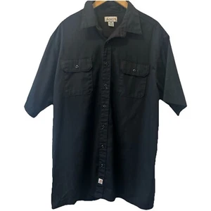 Carhartt Hemd Herren 2XL Schwarz Knopfleiste S/S Workwear Taschen - Bild 1 von 15
