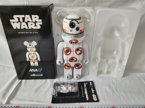 BE@RBRICK Medicom toy Bearbrick 400% STAR WARS ANA JET Limited Version -f0123 Cover