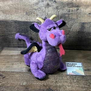 Ganz Webkinz Emperor Dragon Plush Stuffed Toy Purple Black HM178 No Code - Picture 1 of 4