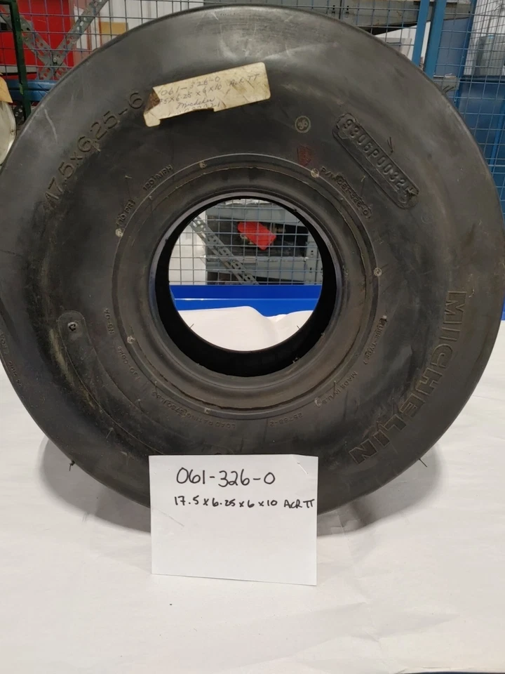 Michelin Tire- 17.5 x 6.25 x 6 x 10ACR  P/N 061-326-0 - Image 1 of 1