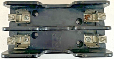 Bloque de fusibles Taylor 60302 CU-AL, 600V, 2 polos, usado (C6) Foto 1 de 4