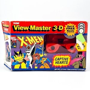 Marvel X-Men Captive Hearts View-Master Geschenkset mit Zuschauer und 3 Rollen Tyco 1993 - Bild 1 von 9