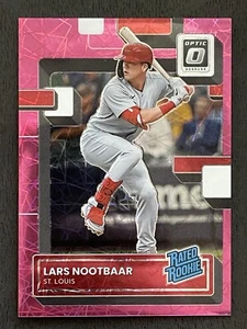 2022 Panini Donruss Optic #68 Lars Nootbaar Pink Velocity Prizm /249 Cardinals - Picture 1 of 2