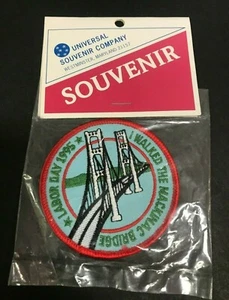 Labor Day 1995 I Walked The Mackinac Bridge MI Michigan Patch - Picture 1 of 1