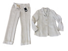 ✨'S MAX MARA Blazer + Pantalon COSTUME en LIN USA6-8, Gb8-10, It40-42, Fr40, De38