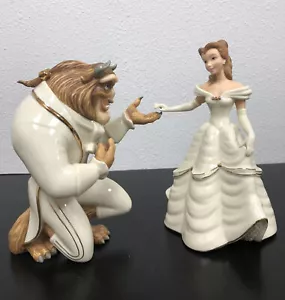 Lenox Belle&Beast “My Hand My Heart”-Beauty And The Beast Disney Showcase Coll. - Picture 1 of 18
