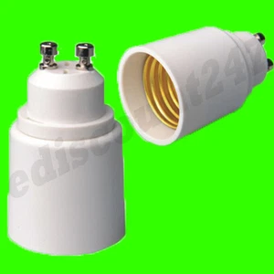 Convertidor adaptador soporte GU10 a ES E27 ALTA CALIDAD STOCK EN REINO UNIDO - ENVÍO EL MISMO DÍA - Imagen 1 de 1
