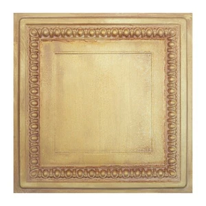 Suspended Ceiling Tile PVC Tin Ceiling Panel PL06 Vintage brown gold 10pcs - Picture 1 of 23