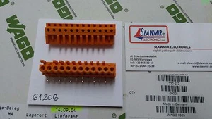 Wago 12pole female plug with right angled solder pin 232-272 Lot-5pcs - Picture 1 of 4