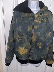 Sudadera con Capucha Johnny Was Lucid Verde Sherpa Forrada Talla S-Nueva con Etiqueta - Imagen 1 de 5