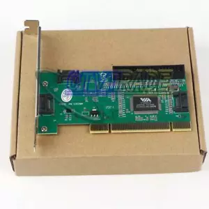 ONE VT6421A 3 Port SATA+IDE Serial HDD ATA PCI Card VIA New - Picture 1 of 7