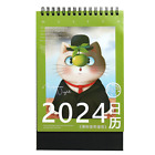 1 Piece Kitten 2024 Desk Calendar Office School Stationery Y2K27554