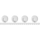 24 Pcs No Trace Wall Hooks For Hats Hanging Storage Small