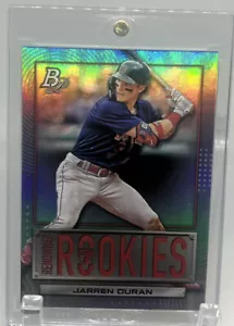 2022 JARREN DURAN BOWMAN PLATINUM Renowned Rookies Boston Red Sox & 🧲 Casing - Picture 1 of 4