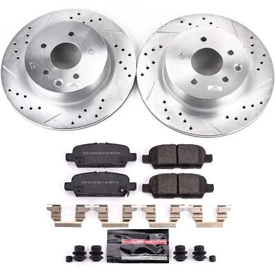 PowerStop Disc Brake Kit Rear - Fits Infiniti Q40 2015, INFINITI QX50 2014-2017, - Imagem 1 de 4