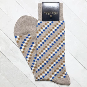 Brooks Brothers Mens Dress Socks Crew Cotton Blend Soft - Picture 1 of 6