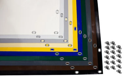 LKW Plane Ovalösen Abdeckplane Balkonsichtschutz 700g/m² Camping Garten Boot - Bild 1 von 2