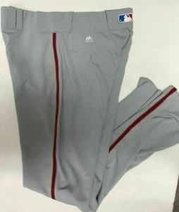 WASHINGTON NATIONALS GREY FLEX BASE AUTHENTIC MAJESTIC BASEBALL PANTS SZ 30-44 - Picture 1 of 2