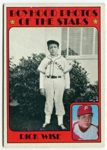 1972 Topps #345 Rick Wise Philadelphia Phillies - Picture 1 of 2