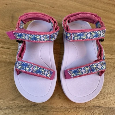 New Little Kids Teva Hurricane XLT 2 Pink Outdoor Sandals Shoes Size 7 C - Image 1 of 4