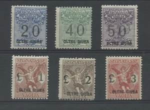 KOLONIEN ÜBERJUBA 1925 VAGLIA 6V. * ZENTRIERT - Bild 1 von 1