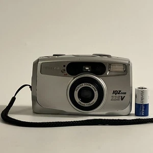Pentax IQZoom 115V 35mm Point & Shoot Film Camera W Flash  Tested and WORKING!! - Picture 1 of 17