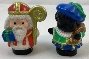 Fisher-Price Little People Sinterklaas Zwarte Piet Figuren Set Vintage Rarität - Bild 1 von 11