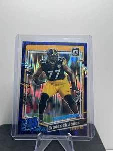 2023 Panini Donruss Optic - Rated Rookie Broderick Jones #285 Purple Shock Prizm - Bild 1 von 2