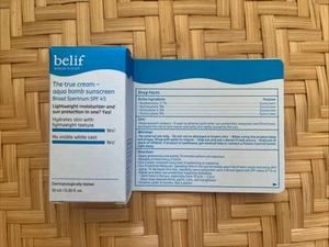 Belif The True Cream Aqua Bomb LSF 45 feuchtigkeitsspendender Sonnenschutz (0,33 Fl. Oz) TRAVEL - Bild 1 von 3