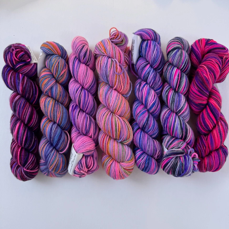 Пряжа с пальцами KOIGU KPM & KPPPM 100% шерсть мериноса 175 ярдов - ассортимент лот 7 мотков - Изображение 1 из 4