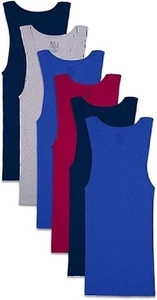 Fruit of the Loom Men's Tag-Free Tank A-Shirt - Picture 1 of 2