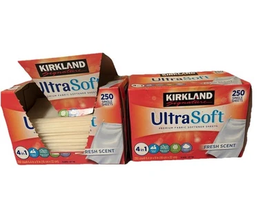 Hojas suavizantes de tela Kirkland aroma fresco ultra suave LOTE 1 NUEVO Y CAJA ABIERTA Foto 1 de 4